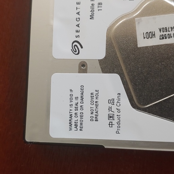 SEAGATE 1TB Mobile HDD - Picture 7 of 7